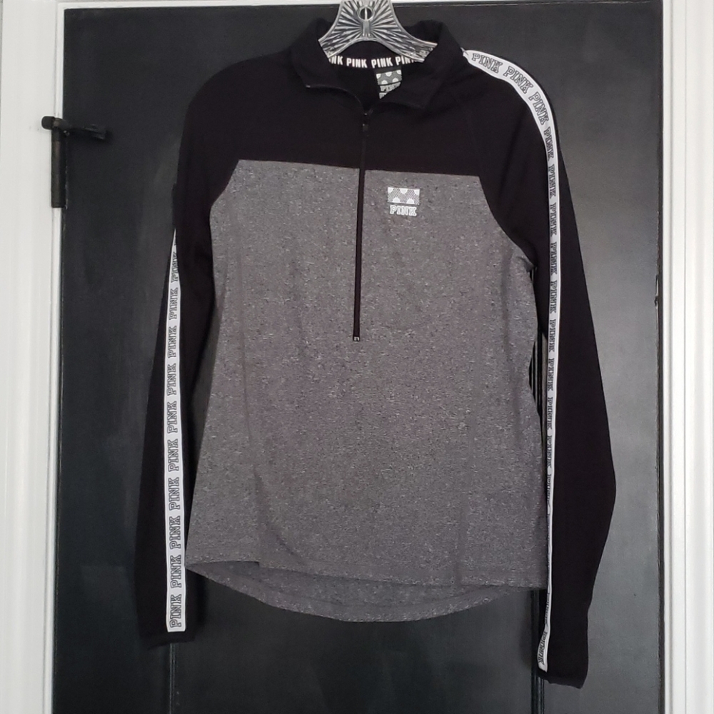 PINK Half Zip Pullover - Picture 1 of 4